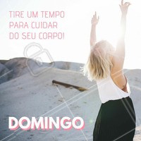Que tal relaxar e cuidar do corpo hoje? 🙏 #esteticacorporal #ahazou #domingo