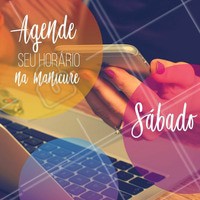 Já agendou seu horário hoje? #manicure #ahazoumanicure #pedicure #ahazou #agendamento
