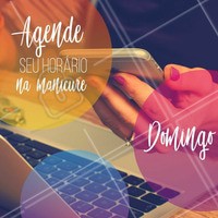 Já agendou seu horário hoje? #manicure #ahazoumanicure #pedicure #ahazou #agendamento