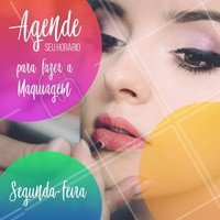 Já agendou seu horário hoje? #maquiagem #ahazoumaquiagem #ahazou #makeup #beleza #agendamento