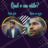 Qual o seu estilo? Conta aí pra gente. #barbearia #ahazoubarbearia #ahazou #barba #barbaderespeito