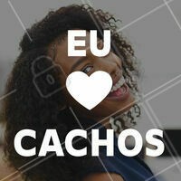Post exclusivo para as amantes de seus cachos!!! #cachos #cabelo #ahazou #ahazoucabelo #feminino #motivacional