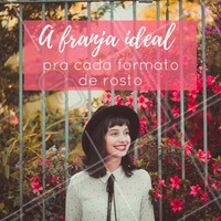 Você quer cortar uma franja, mas ainda tem dúvidas se vai combinar ou não? Confira aqui o corte ideal para o seu formato de rosto:
1. Rosto oval: combina com a franja lateral, a meia-lua e a franja reta.
2- Rosto arredondado: combina com franjas assimétricas e lateral.
3- Rosto quadrado: combina com franjas irregulares, lateral e meia-lua.
Vale ressaltar que a vantagem da franja lateral é que ela favorece a todos os formatos de rosto, podendo, inclusive, ser adaptada a todos os tipos de cabelo.
#franja #ahazou #cabelo