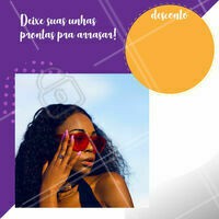 Foi aqui que eu ouvi desconto? Foi sim, aproveite esse desconto exclusivo #unhas #ahazou #ahazouunhas #promocional