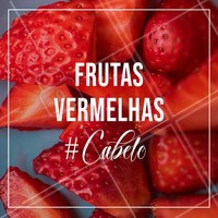 As frutas vermelhas podem trazer muitos benefícios para o nosso corpo, inclusive para as madeixas! Elas proporcionam energia, brilho e maciez. Invista nas frutinhas e em cosméticos que as possuem em sua composição. #cabelos #ahazoucabelos #ahazou #frutasvermelhas #brilho #maciez #energia #saude