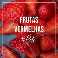 As frutas vermelhas nos proporcionam vários benefícios, inclusive para a pele! Elas contribuem no rejuvenescimento da pele, devido ao alto teor de vitaminas e por serem frutas antioxidantes! O açaí e o blueberry influenciam na produção de colágeno, por exemplo. A goji berry evita o envelhecimento precoce e a framboesa contribui para o fim das acnes. Acrescente-as em sua alimentação e procure produtos que as possuam em sua composição! #frutasvermelhas #ahazou #ahazouestetica #cuidados # pele #beneficios