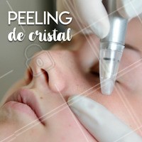O peeling de cristal é uma dermoabrasão, uma esfoliação realizada mecanicamente na pele. Essa esfoliação ajuda a renovar a pele e eliminar cravos e manchas! 😍 #peelingdecristal #ahazou #peeling #cuidadoscomapele #esteticafacial