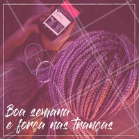Força nas tranças, bb! Agende seu horário. #tranças #ahazou #ahazoucabelo #boatarde