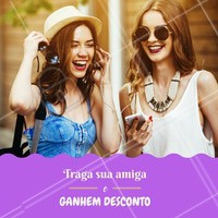 Olha só essa novidade! Chama as amigas!
#promocional #amiga #ahazou