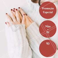 Unhas perfeitas por preço promocional! Aproveite!
#unhas #manicure #pedicure #ahazou