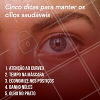Olha só as dicas de hoje, olha bem pra não perder nada?
Atenção ao curvex
A borrachinha do curvex é a parte principal da engenhoca, portanto, devemos sempre estar de olho nela. Mantenha-a sempre limpa e troque-a com frequência. Quando elas estão muito sujas ou velhas, tendem a quebrar o fio.
*Tempo na máscara
Deixe a máscara à prova d’água para ocasiões realmente especiais. Ela é difícil de tirar, e a gente acaba esfregando demais os olhos. Se tem mesmo que usar, passe o algodão com bastante cautela e use sempre produtos adequados. E a dica de ouro: jamais durma com os cílios maquiados.
*Economize nos postiços
Assim como a máscara à prova d'água, não faça dos cílios postiços um hábito corriqueiro. O excesso de uso pode danificar os pelos naturais, uma vez que resíduos de cola podem ficar na raiz. Além disso, na retirada também pode-se arrancar cílios naturais.
*Banho neles
Na hora de lavar o rosto, dê uma atenção especial à região. Isso faz com que saia toda a oleosidade e poluição do dia a dia. Mas atenção ao sabonete: opte por fórmulas delicadas e massegeie a região gentilmente.
* Olho no prato
Segundo Carina, a queda dos cílios tem as mesmas causas que a queda dos cabelos. A falta de vitaminas e minerais essenciais deixa o pelo fraco, que cai e tem dificuldade de crescer novamente.
#dica #ahazou #ahazoucílios #cílios