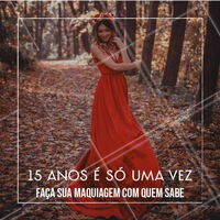 Sabemos como os 15 anos é um momento único, por isso confie na gente para a sua make! #maquiagem #debutante #ahazou #ahazoumaquiagem #15anos