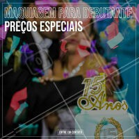 Sabemos como os 15 anos é um momento único, por isso confie na gente para a sua make! #maquiagem #debutante #ahazou #ahazoumaquiagem #15anos