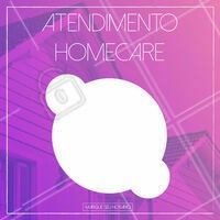 Traga mais praticidade pra sua vida e aproveite nosso atendimento no conforto da sua casa!
#homecare #ahazou