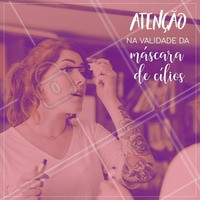 Muitas vezes a gente acaba esquecendo desse detalhe, mas é ESSENCIAL ficar de olho na validade da nossa querida máscara de cílios, poque a área dos olhos é muito sensível. Além de não atingir o efeito esperado, o produto vencido pode causar infecções seríssimas na região ocular.
#cílios #máscara de cílios #maquiagem #ahazou #beauty #dicas