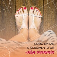 Só quem já teve unha encravada sabe o drama que é! Esse problema normalmente surge por falta de corte, em quem usa sapatos apertados ou lixam a unha de maneira errada.
Para evitar esse tipo de problema, as unhas devem ser lixadas da maneira correta, seguindo o formato natural delas. Assim, é evitado que a bordinha penetre na pele e cause a dor.
Outra dica importante é cortar as unhas do pé com frequência. Quanto maior a unha, maior a tendência dela encravar.
#unhas #pedicure #cuidadoscomospés #ahazou #dica