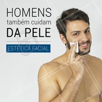 Há algum tempo que os homens tem deixado o preconceito de lado e aproveitado para cuidar da saúde da pele com um profissional de estética! Agende uma avaliação e aproveite para cuidar da sua pele. 😉 #estetica #esteticacorporal #ahazou #esteticamasculina #ahazouesteticacorporal #esteticaparahomens