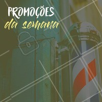 Confira as promoções da semana!
#promocional #ahazou #barbearia