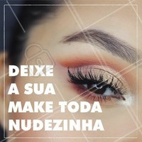 A proposta da maquiagem nude é um rosto caprichado e natural, ou seja: uma pele corrigida de seus defeitos e sem as cores fortes de uma maquiagem para balada, por exemplo. A ideia é corrigir os defeitos, deixar a pele super lisinha e digna de ser modelo e com as suas qualidades dos traços ressaltadas. Não existe nada como uma maquiagem nude para todo mundo pensar que você nasceu assim e acorda assim todos os dias, não é mesmo? Que essa maquiagem é indicada para usar no dia-a-dia, como para ir ao trabalho ou à escola, nós já sabemos. Mas há também outras situações que pedem uma make nude. Alguns exemplos: Ela é ideal, por exemplo, como uma maquiagem para usar com um vestido dourado extremamente brilhoso e espalhafatoso; Outro bom uso deste look é em fotos de books, como os de gestantes, em que o foco é a beleza da maternidade em si, não o rosto da mamãe; Fotos para agências de modelos também exigem uma maquiagem nude, para que os traços do rosto não sejam mascarados por produtos de beleza; Nas passarelas, o nude e o “clean” vêm sendo cada vez mais usados. Além de ser tendência, maquiagens naturais garantem foco na roupa e são mais práticas, já que poupam a troca total da make da modelo durante um desfile. #maquiagem #ahazou #ahazoumaquiagem #make #nude