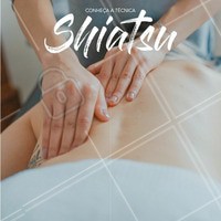 Shiatsu: de origem chinesa, tem como objetivo atingir os pontos dos meridianos, que são os canais de energia que percorrem o corpo. Proporciona bem-estar, ajuda a combater a insônia e a ansiedade, melhora a circulação sanguínea e alivia as dores nas costas causadas pela má postura. #shiatsu #ahazou #ahazoumassagem #massagem #tratamento