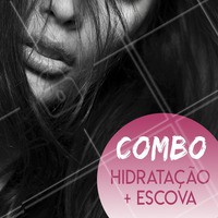 Olha só esse combo pra você tratar dos fios e sair arrasando por aí! #cabelo #ahazou #escova #hidratacao #cuidadoscomocabelo