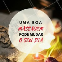 Reserve um momento do seu dia para se cuidar! Você merece!
#massoterapia #ahazoumassagem #motivacional #bemestar