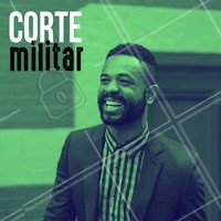 Curto batido na nuca e alto no topo da cabeça, o estilo nasceu durante a Primeira Guerra e até hoje os homens curtem. O estilo é prático e combina com todos os homens. Venha fazer o seu! Agende o seu horário. #barbearia #ahazou #cortemasculino #cortemilitar #homens #moda #tendencia #estilo