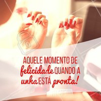 O esmalte em gel pode durar até 15 dias na unha. Marque o seu horário agora mesmo. #manicure #ahazou #esmaltegel #unhas