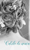 Uma inspiração para você que é noiva! O coque com delicadas flores combina com as noivas tradicionais, pode ser usado durante o dia ou à noite. #penteado #ahazou #noivas #inspiracao #tendencia