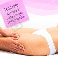 Anote na agenda pra não esquecer esse momento que é só seu! #drenagem #ahazou #drenagemlinfatica #esteticacorporal #estetica