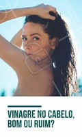 O vinagre já é conhecido nos cuidados capilares. Suas propriedades anti-inflamatórias, adstringentes e antibactericidas ajudam a controlar a oleosidade do couro cabeludo e a reduzir a caspa. Mas o uso deve ser com cautela, em excesso pode causar dermatite de contato. Se for usar em casa, escolha o vinagre de maça e dilua um pouco em água antes da aplicação. #cabelo #ahazou #vinagre #dicas #mulher #cuidados
