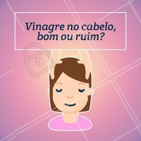 O vinagre já é conhecido nos cuidados capilares. Suas propriedades anti-inflamatórias, adstringentes e antibactericidas ajudam a controlar a oleosidade do couro cabeludo e a reduzir a caspa. Mas o uso deve ser com cautela, em excesso pode causar dermatite de contato. Se for usar em casa, escolha o vinagre de maça e dilua um pouco em água antes da aplicação. #cabelo #ahazou #vinagre #dicas #mulher #cuidados