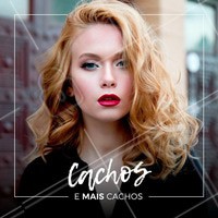 Eles deixam o seu visual mais elegante e ao mesmo despojado! Venha fazer a sua escova modelada e ficar mais linda. #cachos #ahazou #penteado #linda #salaodebeleza #cabeleireiro