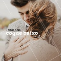 O coque baixo é um penteado clássico que está sempre presente no Oscar ou em eventos importantes. Combina com todos os vestidos e dá um ar de glamour no look. #penteado #ahazou #tendencia #coque #madrinhas #noivas #festa #glamour