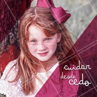 Os cuidados com o cabelo devem começar cedo. É indicado que crianças usem xampu específico para eles, com pH neutro para não causar alergias no couro cabelo. #crianca #cabelo #ahazou #cuidados #menina