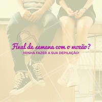 Temos depilação com cera quente e fria. Agende o seu horário! #depilacao #ahazou #mozao #pernas #mulher #linda