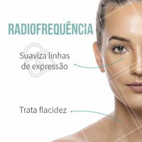 Você já conhece a Radiofrequência? O aparelho de radiofrequência eleva a temperatura da pele, o que faz com que ocorra a contração do colágeno existente e aumente a produção de mais fibras de colágeno e elastina, dando mais sustentação e firmeza à pele! #radiofrequencia #ahazou #esteticafacial #estetica