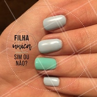 Você já aderiu a moda? Se sim clique duas vezes na foto! #manicure #ahazou #dicas #tendencia #filhaunica #esmalte