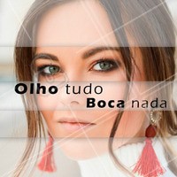 A combinação que SEMPRE dá certo. Sombra marrom, esfumada no canto, dourado no centro e boca nada. Fica bom para todas as ocasiões. #maquiagem #ahazou #make #tendencia # beleza #sombra #olhotudobocanada