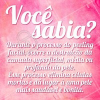 Por isso o peeling facial é essencial para manter uma pele jovem, bonita e saudável! #peelingfacial #peeling #ahazou #esteticafacial