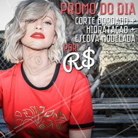 Aproveite a promoção para cuidar das madeixas. Marque o seu horário agora mesmo! #cabelo #ahazou #cuidados #promocao #bonita