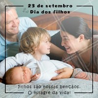Celebre a data ao lado dos seus filhos. #diadosfilhos #ahazou #filhos #amor #familia #vida