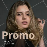 Vem iluminar os fios com a tendência das luzes! Aproveite o precinho especial e agende seu horário. #luzes #ahazou #loiro #cabelo