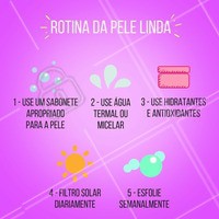 Pele linda e bem cuidada é tudo, né? Olha só o tutorial pra manter uma pele maravilhosa sempre! #esteticafacial #ahazou #cuidadoscomapele