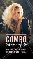 Aproveite esse combo arrasador para ter o cabelo perfeito! Ilumine os fios, trate e finalize com uma linda escova. Agende seu horário! #combopromocional #ahazou #mechas #tratamento #escova