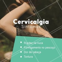 Se você tem todos esses sintomas e tem sentido dores no pescoco, procure um fisioterapeuta! A cervicalgia é uma doença, crônica ou aguda, que causa dor nas vértebras cervicais. Sua causas podem ser: movimentos bruscos, má postura na hora de dormir (colchão ou travesseiro) e até mesmo permanecer por muito tempo em uma posição forçada. #cervicalgia #ahazou #fisioterapia