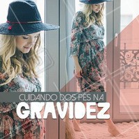 Durante a gestação, o organismo passa por mudanças hormonais, propiciando a retenção de líquidos e a má circulação. Os pés devem receber cuidados para evitar dores e desconforto. É necessário que a gestante procure um profissional da podologia para cuidar dos seus pés e ainda usar cremes hidratantes na região para fortalecer a pele. #gravidez #ahazou #gestação #pés #podologia