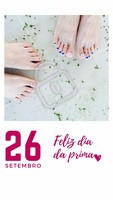 Traga a sua prima para fazer a unha com você e ganhe uma francesinha! #diadosprimos #ahazou #francesinha #promocao #desconto #manicure