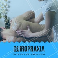 A técnica alivia as dores nas costas, auxilia na correção da postura e diminui dores de cabeça e pescoço. #quiropraxia #ahazou #costas #dores #saude