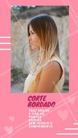 Você já conhece o corte bordado? Essa técnica surgiu para salvar a vida das mulheres que precisam de um corte, mas não querem diminuir o comprimento dos fios. Agende seu horário e renove seu cabelo sem precisar encurtar os fios! #cabelo #ahazou #cortebordado #corte